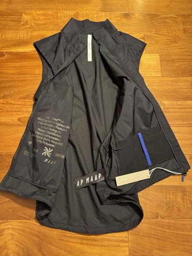 MAAP Alr Road Wind Vest Black Size S - Picture 12 of 24
