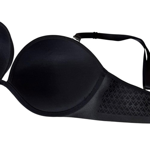 Victoria's Secret 38D BARE Multi-Way Strapless Uplift light Push up Bra Black - Picture 5 of 6