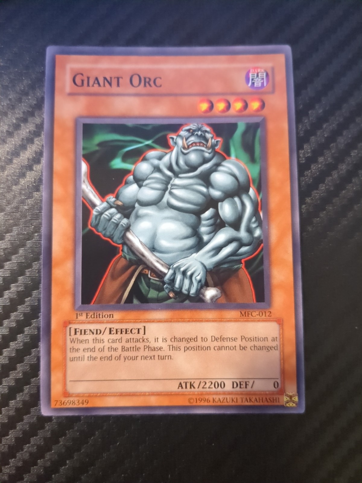 Giant Orc MFC-012 1st Edition Magicians Force Rare YuGiOh Card