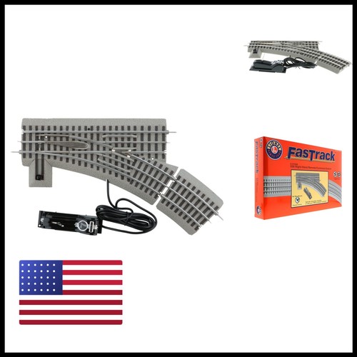Interruptor de mando/remoto Lionel FasTrack O36 diestro, 10" (681946), pequeño | Condition: New