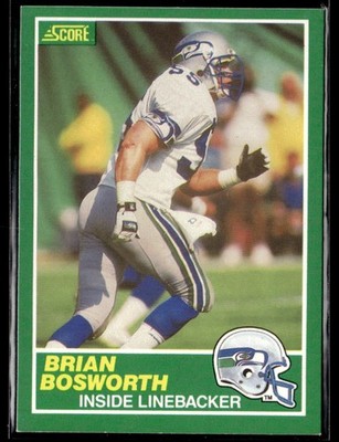 1989 Score #239 Brian Bosworth