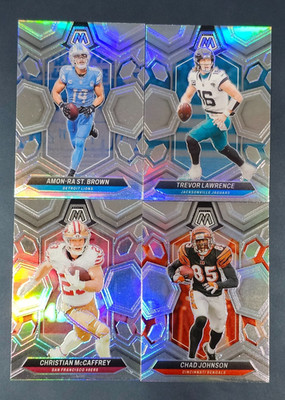 2024 Mosaic Football SILVER PRIZMS 1-250 You Pick - 2 Card Minimum