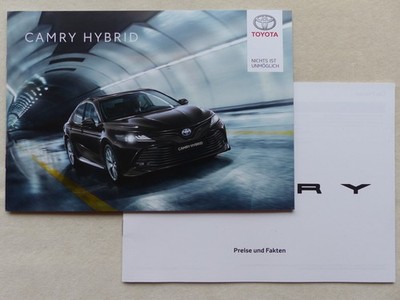 Toyota Camry Hybrid MJ 2020 - Prospekt Brochure + Preisliste 04.2019