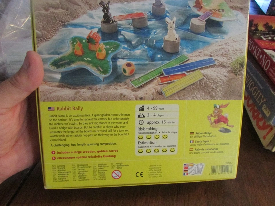 2016 HABA Board Game Rabbit Rally -  AMAZING CONDITION! Wooden - Image 2 of 4