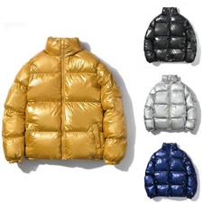 Chaqueta Parka Acolchada Funcional Para Hombre Cálida Brillante Puffer para Eventos al Aire Libre