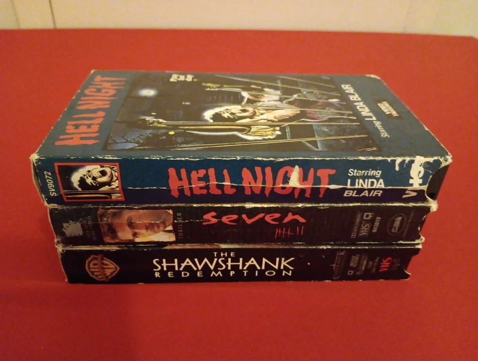 VHS Cassette Movie's Action Crime Thriller Horror Vintage Scary Movie Lot of 3 - Image 2 of 4