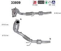 AS Katalysator 33809 FüR VW Polo 6 AW1 BZ1 AE1 TSI Seat Ibiza 5 KJ1 KJG Arona