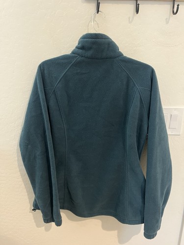 Lote de chaleco y chaqueta polar Columbia para mujer talla L cremallera completa verde gris - Imagen 11 de 19