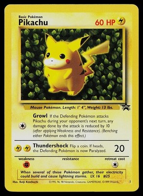 Pokemon Card - Ivy Pikachu Wizards Black Star Promos 1 Promo | eBay