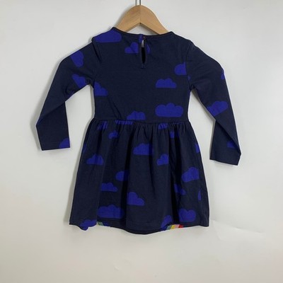 Mini Boden Girls Unicorn Rainbow Cloud Long Sleeve Dress Kids Size 2-3Y |  eBay