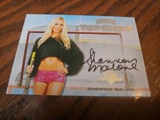 2014 Bench Warmer Hockey Top Shelf Autograph Refractor Foil Shannon Malone #6