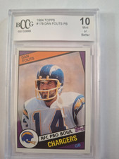 1984 Topps - Dan Fouts #179 grade 10