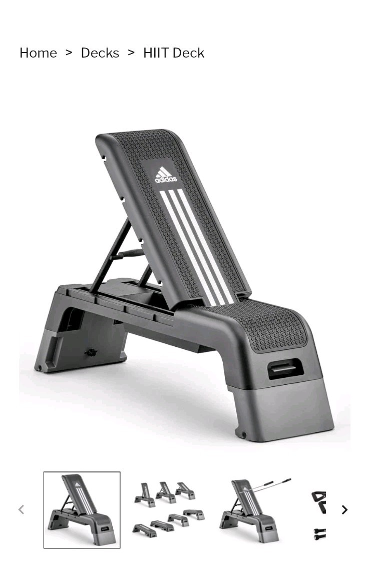 Adidas HIIT Deck Fitness Equipment Workout Platform Brand New