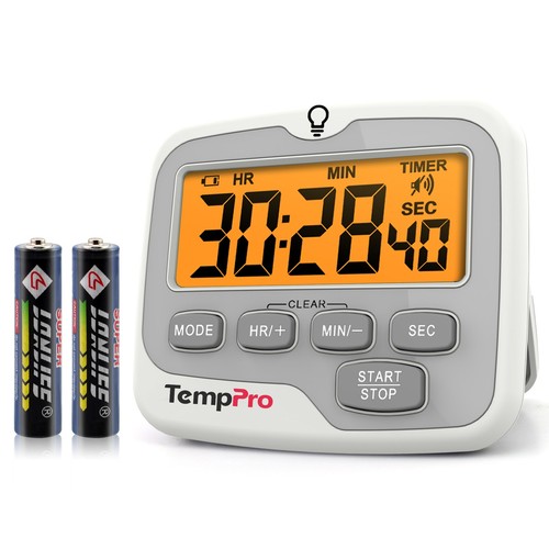 Large LCD Digital Kitchen Cooking Timer Count-Down Up Clock Loud Alarm Magnetic