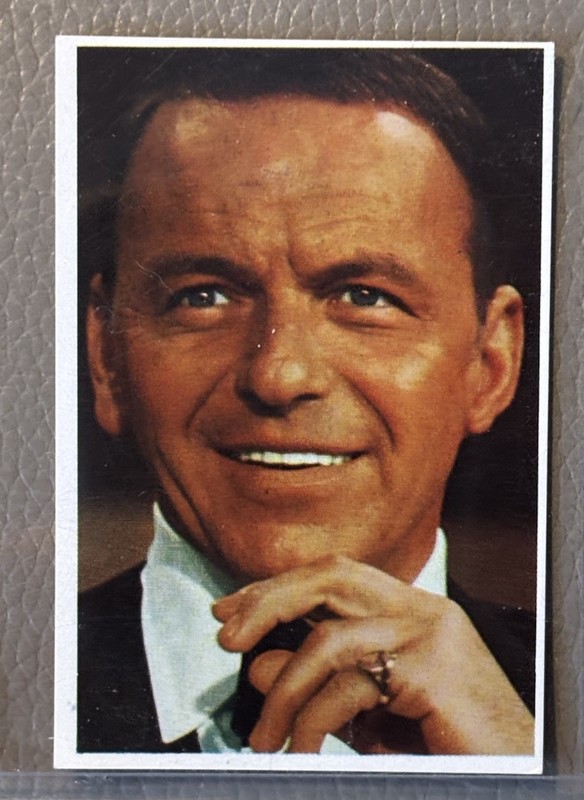 Frank Sinatra 1972 Daily Express Sound 72 Music Card - Hard to find Rare Card