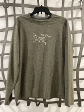 Arc'teryx Cormac Logo LS Long Sleeve Shirt Tee Tshirt Arcteryx Mens L