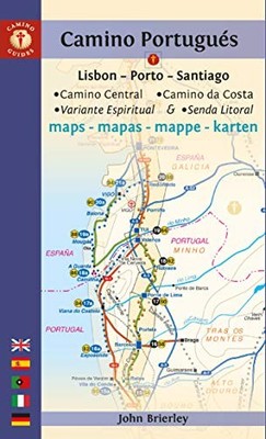 Camino Portugues Maps: Lisbon - Porto - Santiago / Camino Centra