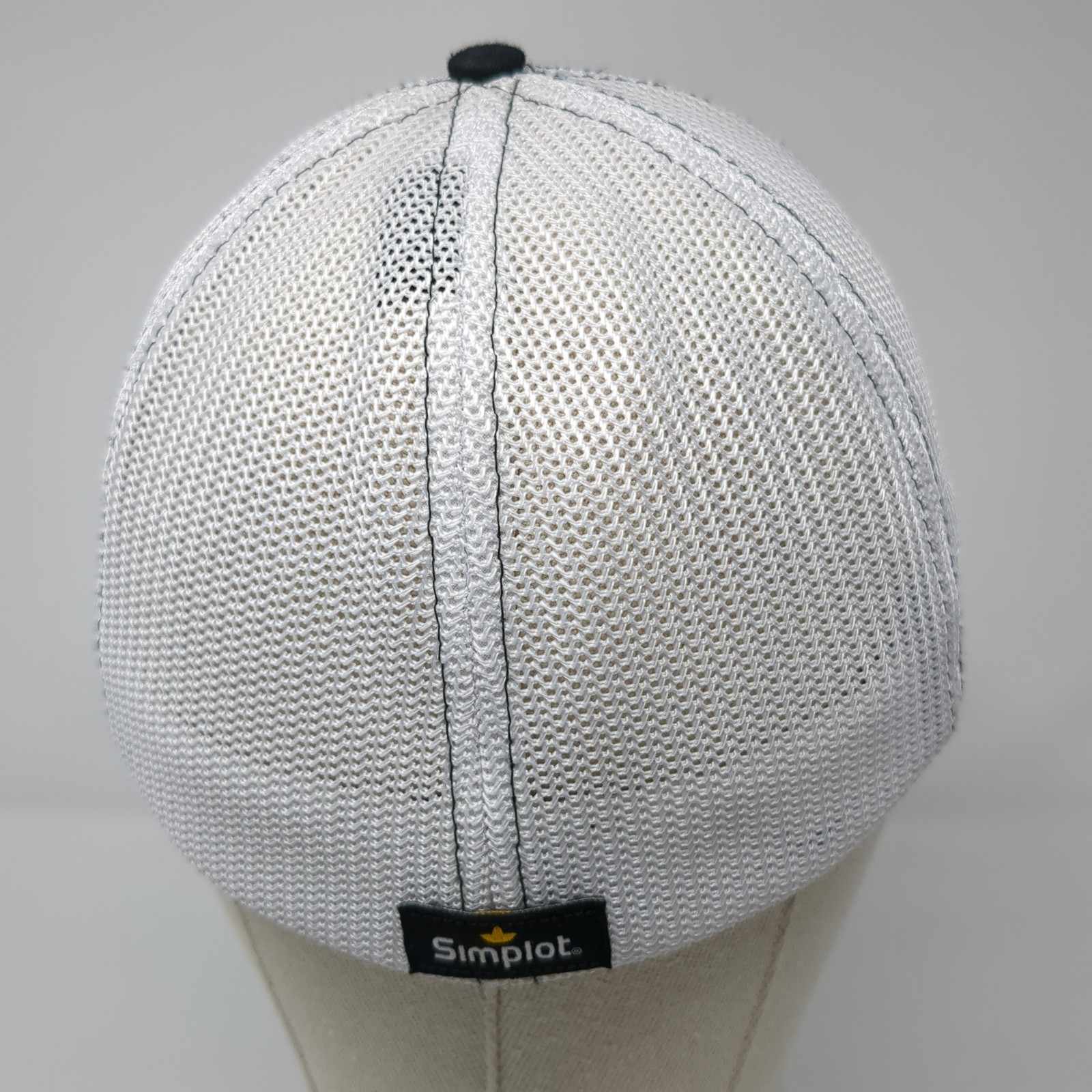Simplot Fitted Trucker Hat Black Medium Embroider… - image 6