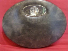 9x13 vintage 1960s/1970s Brown Vinyl BODY HEALTH SCALE 100% ACCURATE Very Nice