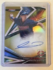 2022 Bowman's Best Danny De Andrade True Gold Refractor Autograph /50 Auto Twins