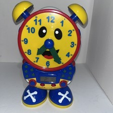 Telly The Teaching Talking Time Clock Tested Works Preowned