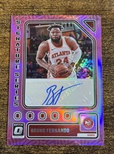 2023-24 Panini Donruss Optic Bruno Fernando #SS-BRO Pink Prizm /25 Auto SSP Free