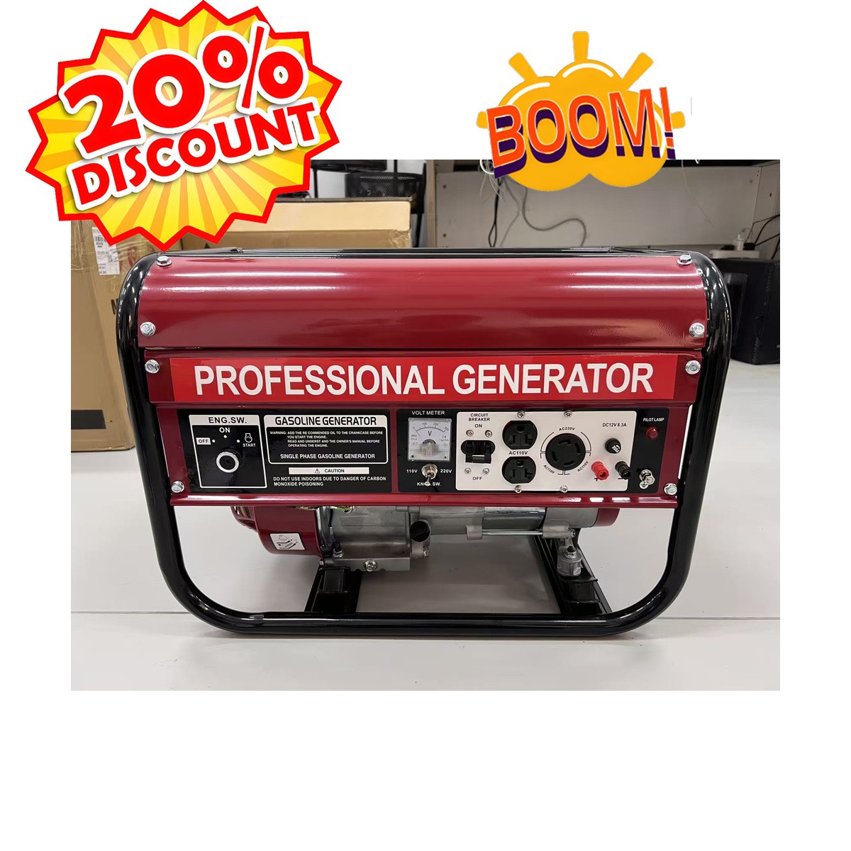 Gas Powered 4 Stroke For Home Backup Construction