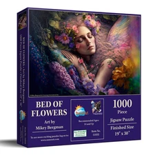 SunsOut Bed of Flowers 1000 pc Jigsaw Puzzle