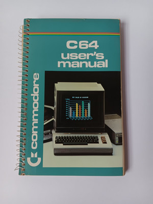 Commodore C64 Users Manual Softcover Spiralbound Book