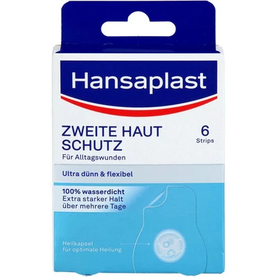 BEIERSDORF AG HANSAPLAST Zweite Haut Schutz Pflaster 6 St PZN18411057