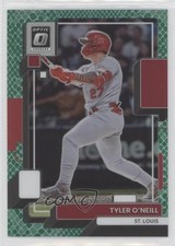 2022 Panini Donruss Optic Green Dragon Prizm 22/99 Tyler O'Neill #165 0s1o