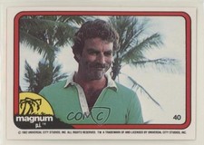 1983 Donruss Magnum PI Tom Selleck Thomas Magnum #40 1m8
