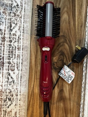 Revo Styler Red HB2-100 Hot Air Rotating Brush Hair Dryer Straightener