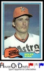 1981 Topps #240 Nolan Ryan Houston Astros Card CENTERED