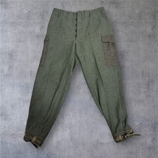 NOS Vintage Swedish Army Wool Field Pants Size 108   US 36 Military Cold Weather
