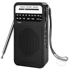 Portable Radio AM FM with Long Range Reception, Transistor Radio with Loud Speak