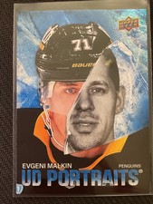 2025-26 Upper Deck Series 1 UD Portraits Evgeni Malkin  #P-21 Penguins