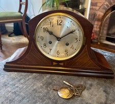 1930s Kienzle Mantel Clock German Time & Strike Fully Serviced