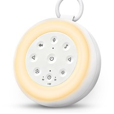 Portable Baby Sound Machine Voice Recording 24 Sleep Sounds Night Light