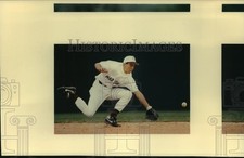 1992 Press Photo Jason Savaedo, Marshall High School Baseball Short Stop at Game
