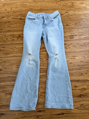 Old Navy 14 Flared Denim Adjustable Waist Blue Jeans