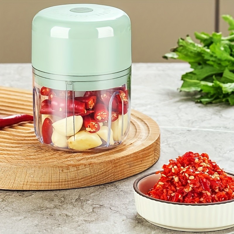 Mini Food Chopper Garlic Mincer Vegetable Cutter Onion Slice