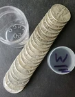 Tube of 20 50c Walking Liberty Silver Half Dollars