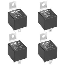 4 Pack JD1914 Car Relay, 12V 40A, 5 Pins SPDT, Automotive Switches and Starte...