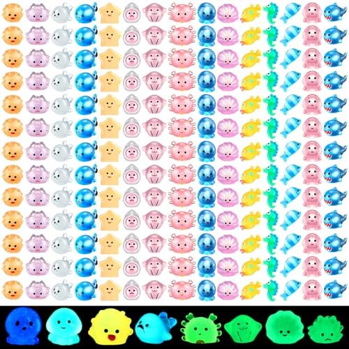 150 Pcs Resin Ocean Animal Mini Luminous Figurines Ornaments Tiny Miniature - Picture 2 of 8