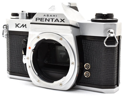 Asahi Pentax KM analoge Spiegelreflexkamera 35 mm nur Gehäuse getestet...