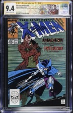 Uncanny X-Men #256 (1990) CGC SS 9.4 signed by Jim Lee & Chris Claremont