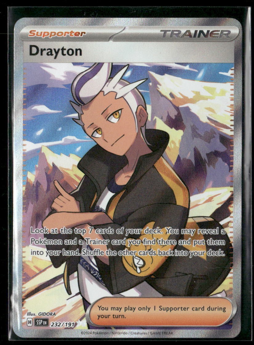 Drayton Ultra Rare SV08: Surging Sparks 232/191 NM