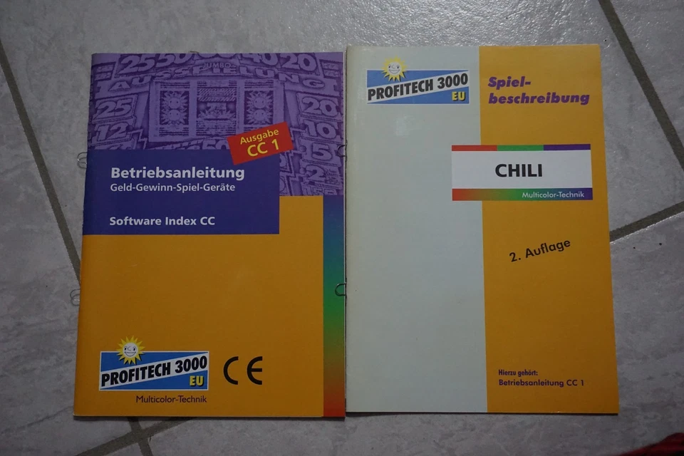 Merkur - CHILI - Anleitung ADP Geldspielgerät Spielautomat Beschreibung - Bild 1 von 1