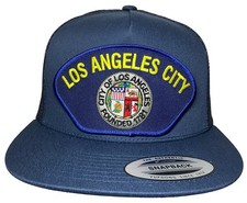 City of Los Angeles Hat Navy Mesh Snapback California Hat Usa Flag Hat